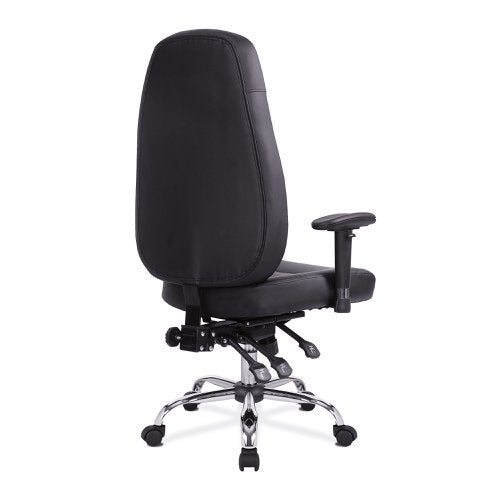 Babylon 24 Hour Leather Ops Chair BK