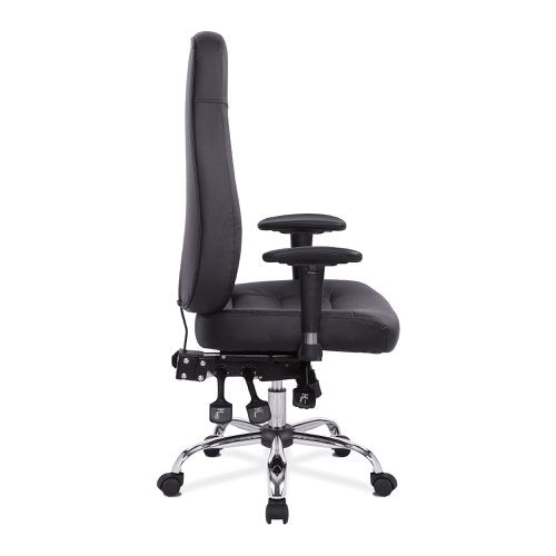 Babylon 24 Hour Leather Ops Chair BK