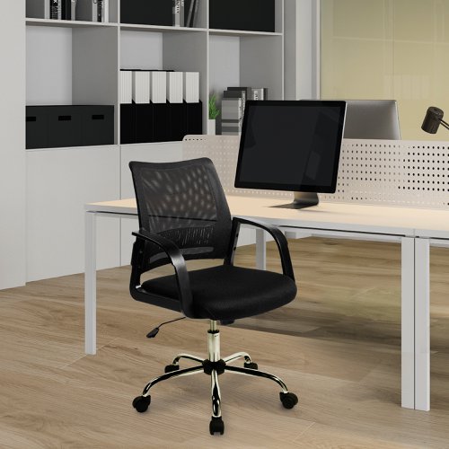 Calypso Medium Mesh Back Ops Chair BK