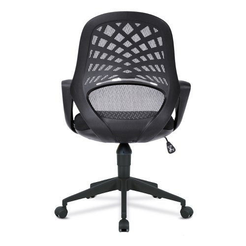 Lattice Mesh Operator Chair Black