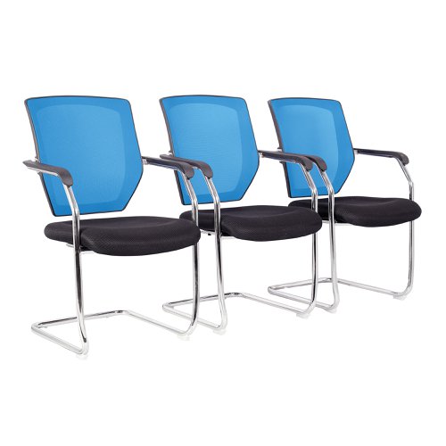 Nexus 2tone Mesh Visitor Chair BL
