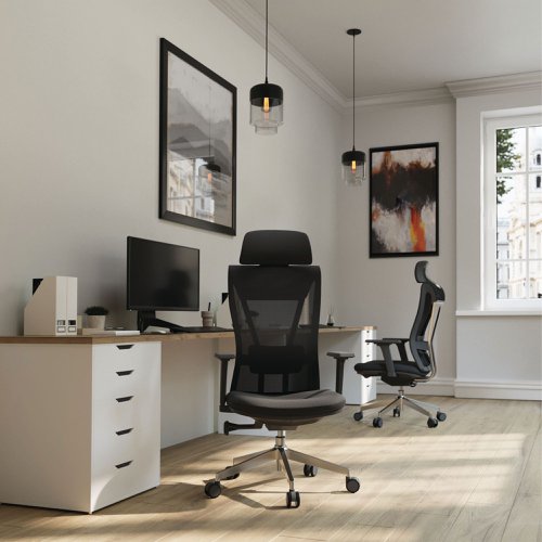 Moritz Mesh Exec Chair 24HR Black