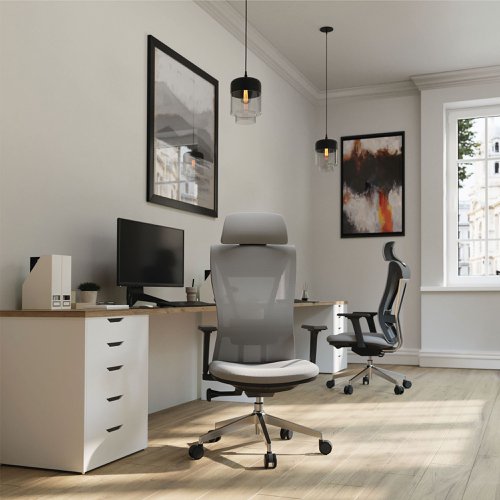 Moritz Mesh Exec Chair 24HR Grey