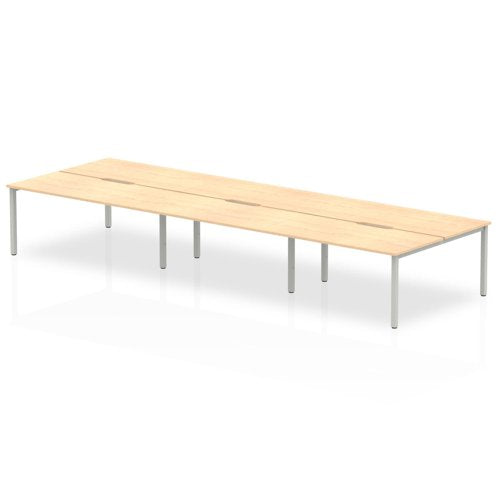 Evolve Plus 1600mm 6P Desk MP SL