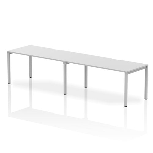 Evolve 1600 2P Desk White SL Frm