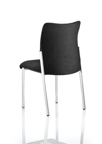 Academy Visitor Chair Black Fabric