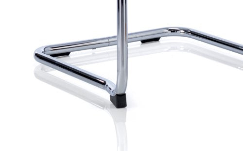 Echo Cantilever Chair Leather WH