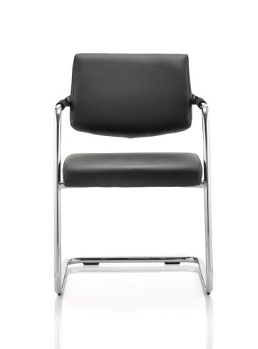 Havanna Visitor Chair Black Leather
