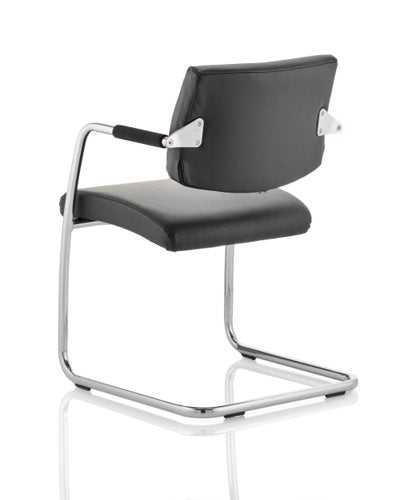 Havanna Visitor Chair Black Leather