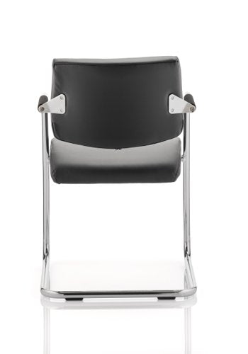 Havanna Visitor Chair Black Leather