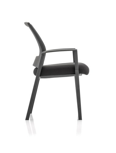 Metro Chair BK Fabric BK Mesh Back