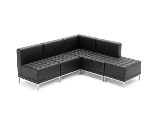 Infinity Mod Cube Chair BK Leather