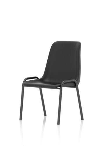 Polly Stacking Visitor Chair BK PP