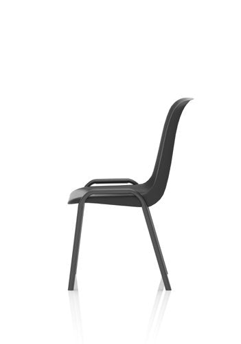 Polly Stacking Visitor Chair BK PP