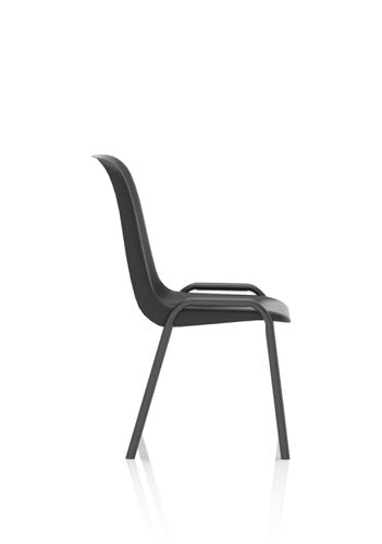 Polly Stacking Visitor Chair BK PP