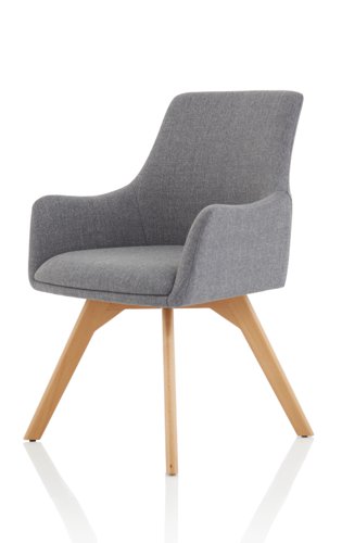 Camden Grey Chair Wooden Leg