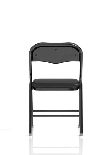 Sicily PU Leather Folding Chair Black