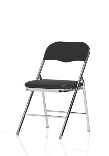Sicily PU Leather FoldingChair Chrome