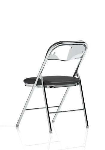 Sicily PU Leather FoldingChair Chrome