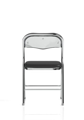 Sicily PU Leather FoldingChair Chrome