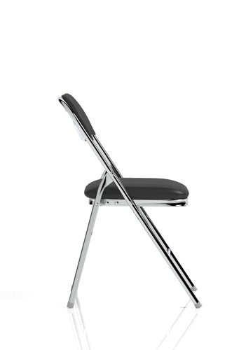 Sicily PU Leather FoldingChair Chrome