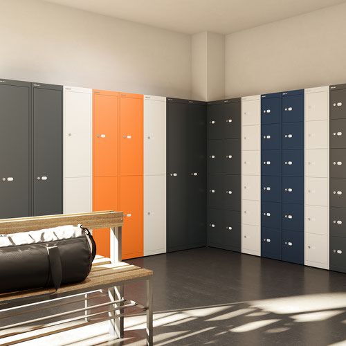 Qube by Bisley Locker 2Door 1800mm GY