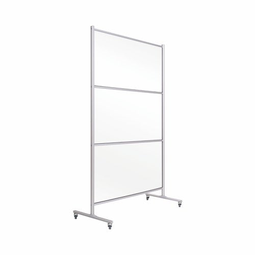 Mobile Stand Glass Panel 120x150cm