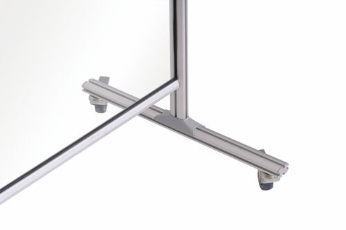 Mobile Stand Glass Panel 120x150cm