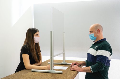 Desk balcony glass 850x850