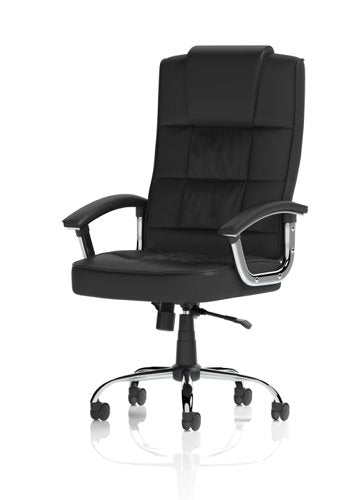 Moore Deluxe Exec Chair wArms BK