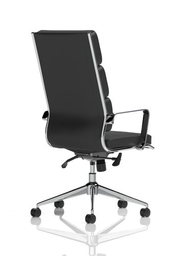 Savoy Exec High Back Chair BK Leather