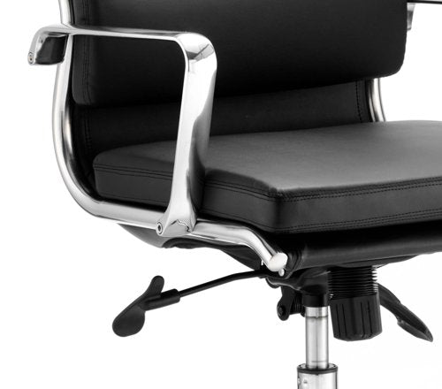 Savoy Exec High Back Chair BK Leather