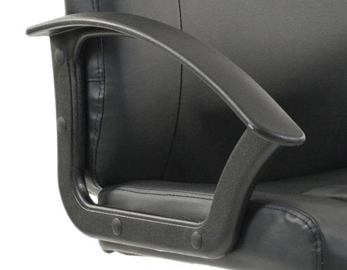 Bella Exec Managers Chair BK Leather