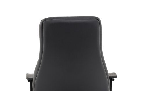 Winsor Black Leather Chair