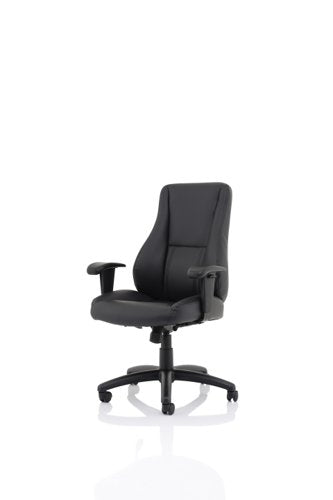 Winsor Black Leather Chair