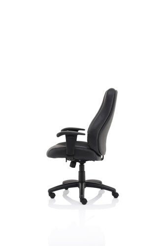 Winsor Black Leather Chair