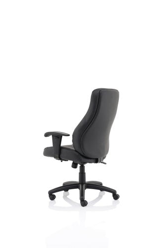 Winsor Black Leather Chair