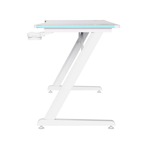 GXT 709 Luminus RGB White Gaming Desk
