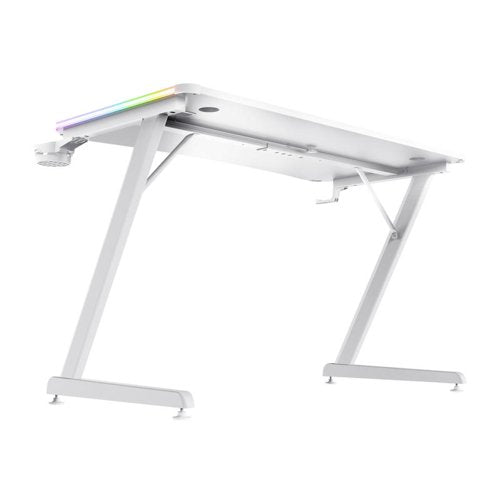 GXT 709 Luminus RGB White Gaming Desk
