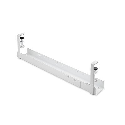 Under Desk White Cable Management Tray