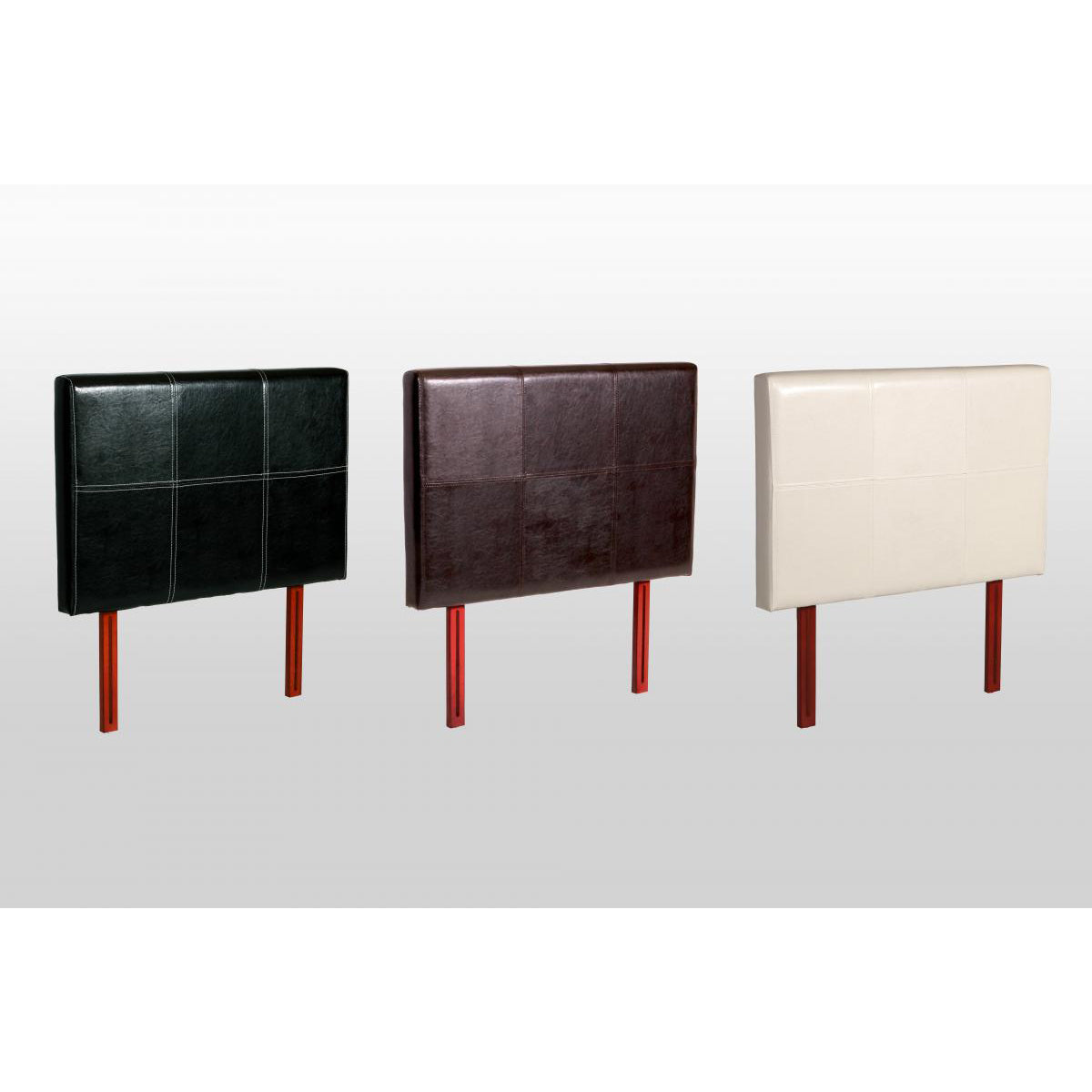 Genoa PU Headboard Double Cream