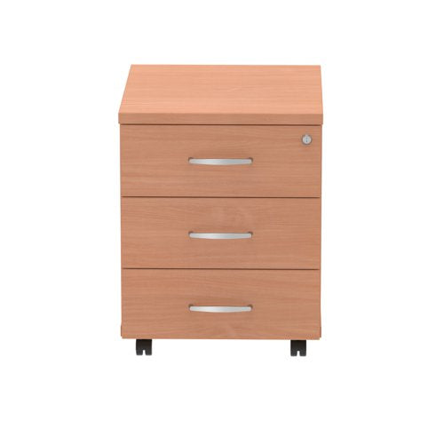 Impulse 3drw Mobile Pedestal Beech