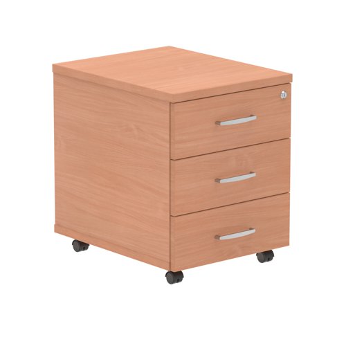 Impulse 3drw Mobile Pedestal Beech