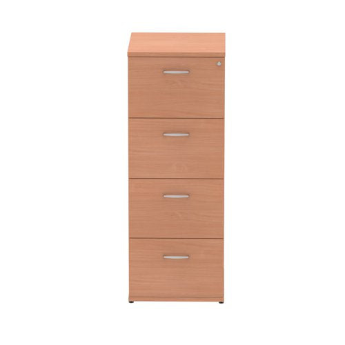 Impulse 4drw Filing Cabinet Beech