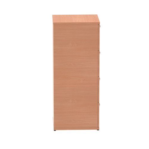 Impulse 4drw Filing Cabinet Beech