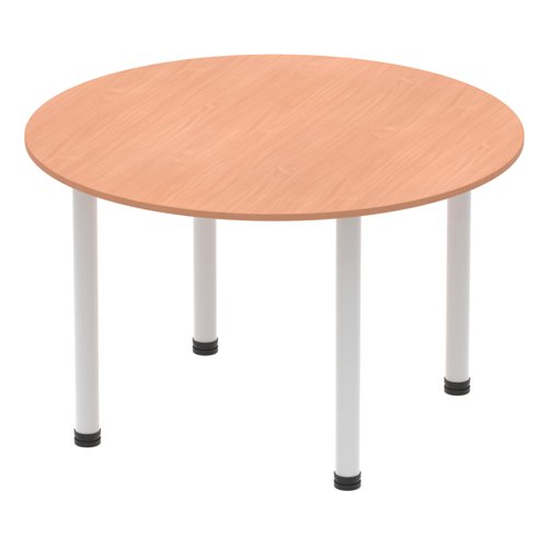 Impulse 1200 Round Tbl Beech SL Leg