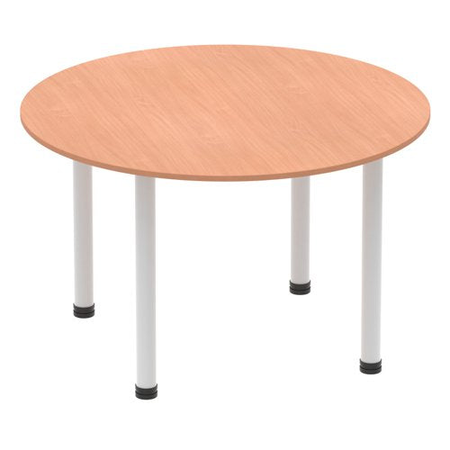 Impulse 1200 Round Tbl Beech SL Leg