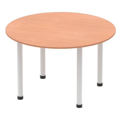 Impulse 1200 Round Tbl Beech SL Leg