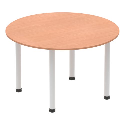 Impulse 1200 Round Tbl Beech SL Leg