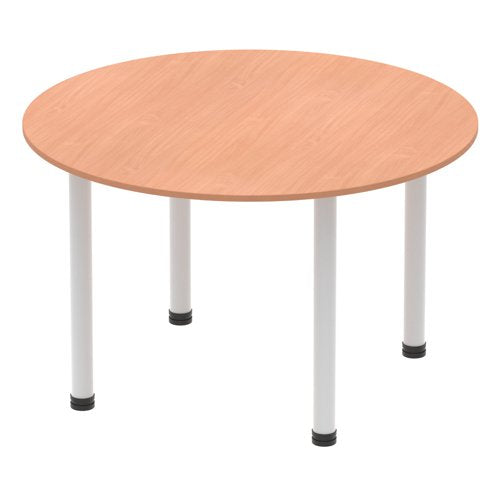 Impulse 1200 Round Tbl Beech SL Leg